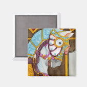 Carrousel Paard Magneet (Voorkant / Achterkant)