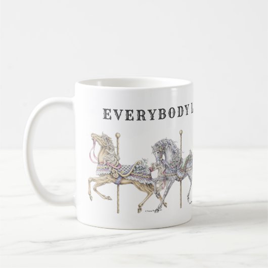 Carrousel Paard Parade Mok (Links)