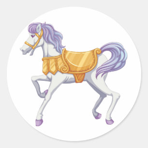 Carrousel Paard Stickers