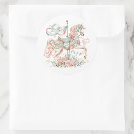 Carrousel Paard Stickers (Tas)