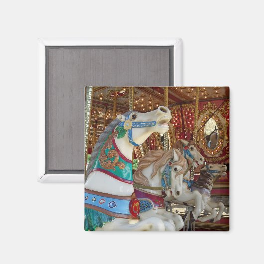 Carrousel Paarden Magneet (Voorkant / Achterkant)