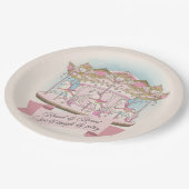 Carrousel Paardencircus Carnaval Verjaardagsfeest Papieren Bordje (Gekanteld)