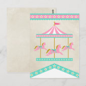Carrousel Pennant Banner Spacer Briefkaart (Voorkant / Achterkant)