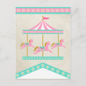 Carrousel Pennant Banner Spacer Briefkaart (Voorkant)