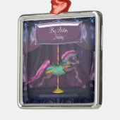 Carrousel Pony Big Sister Kerstversiering Metalen Ornament (Links)
