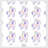 Carrousel Pony (blad) contour sticker (Vel)