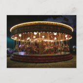 Carrousel 's nachts: De grote Dorset Steam Fair Briefkaart (Voorkant)