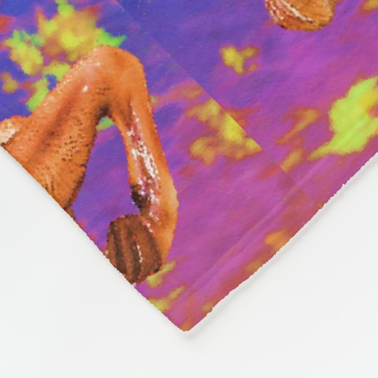 Carrousel Stag Fleece Deken (Hoek)