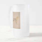 Carrousel Tiger Frosted Cup Matglas Bierpul (Voorkant links)