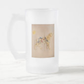 Carrousel Tiger Frosted Cup Matglas Bierpul (Links)