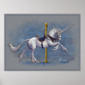 Carrousel Unicorn Poster (Voorkant)