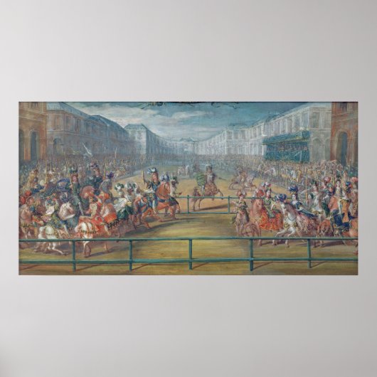 Carrousel van Amazons in 1682 Poster (Voorkant)