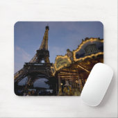 Carrousel van de Eiffeltoren 's avonds, Muismat (Met muis)