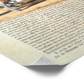 Carrousel van Louis XIV Front of Tuileries Poster (Hoek)