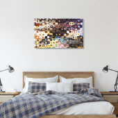 Carrousel van Simon Canvas Afdruk (Insitu (Slaapkamer))