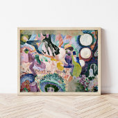 Carrousel van varkens | Robert Delaunay Poster