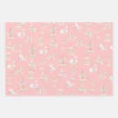 Carrousel Wrapping Paper Flat Sheet Set van 3 (Voorkant 2)
