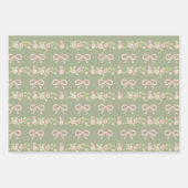 Carrousel Wrapping Paper Flat Sheet Set van 3 (Voorkant)