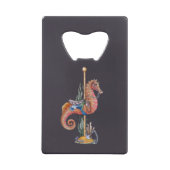 Carrousel Zeepaard Creditkaart Flessenopener (Achterkant)