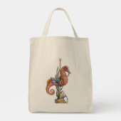 Carrousel Zeepaard Tote Bag (Achterkant)