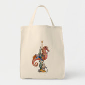 Carrousel Zeepaard Tote Bag (Voorkant)