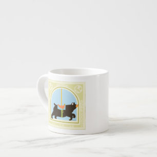 CarrouselBeer van June Erica Vess Espresso Kop