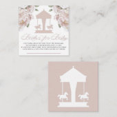 Carrouselboeken voor de Baby Informatiekaartje (Voorkant / Achterkant)