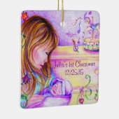 Carrouseldromen, aangepast Ornament keramisch plei (Rechts)