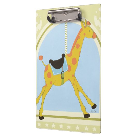 CarrouselGiraffe van June Erica Vess Klembord (Links)
