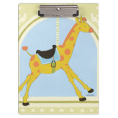 CarrouselGiraffe van June Erica Vess Klembord (Voorkant)