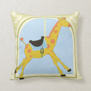 CarrouselGiraffe van June Erica Vess Kussen