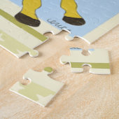 CarrouselGiraffe van June Erica Vess Legpuzzel (Zijkant)