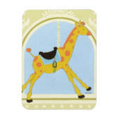 CarrouselGiraffe van June Erica Vess Magneet (Verticaal)