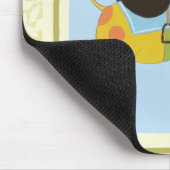 CarrouselGiraffe van June Erica Vess Muismat (Hoek)