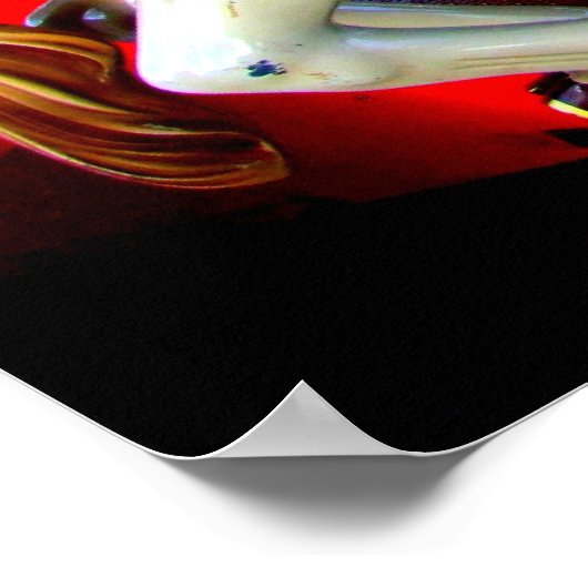 Carrouselpaard - 1 poster (Hoek)