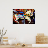 Carrouselpaard - 1 poster (Keuken)