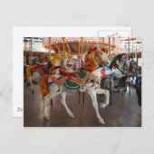 Carrouselpaard,2 Briefkaart (Voorkant / Achterkant)