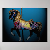 Carrouselpaard 32 x 24 Poster (Voorkant)