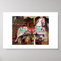 Carrouselpaard — authentieke Antiek houtsoorten