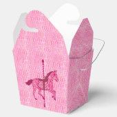 Carrouselpaard - Fuchsia Pink Bedankdoosjes (Geopend)