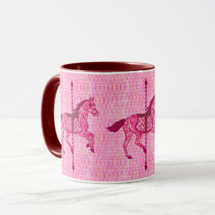 Carrouselpaard - Fuchsia Pink Mok