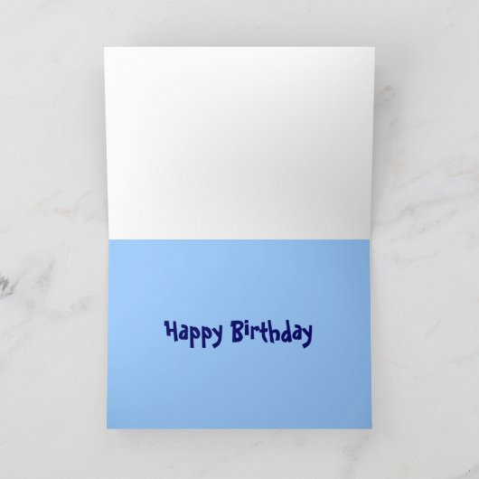 Carrouselpaard - Happy Birthday Kaart (Binnen)