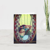 Carrouselpaard in Mirror  Note-Kaart Bedankkaart (Voorkant)