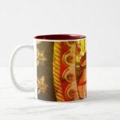 Carrouselpaard in Mirror Tweekleurige Koffiemok (Links)