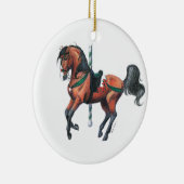 carrouselpaard keramisch ornament (Rechts)