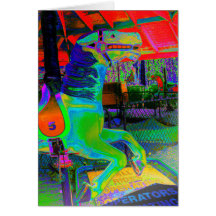 [Carrouselpaard] kleurrijk - elke Occasiekaart