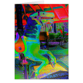 [Carrouselpaard] kleurrijk - elke Occasiekaart