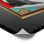 Carrouselpaard uit Lijst Poster (Hoek)