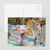 Carrouselpaarden Briefkaart (Voorkant / Achterkant)