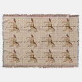 Carrouselpaarden - Chocolate Brown en Tan Deken (Voorkant)